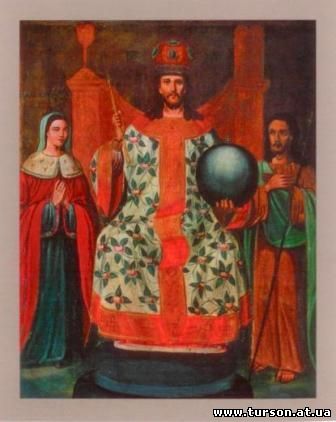 Ікона "Христос Пантократор". Невідомий художник, 19ст. Полотно, олія. 80,5х61,5см